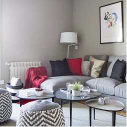 Lámpara de pie Berni blanco Faro